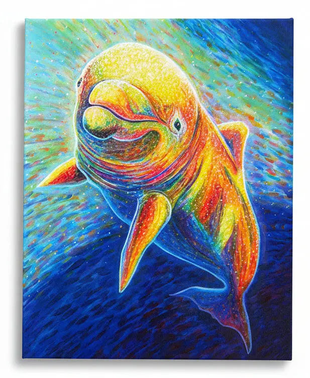 Print on Canvas - Dolphin