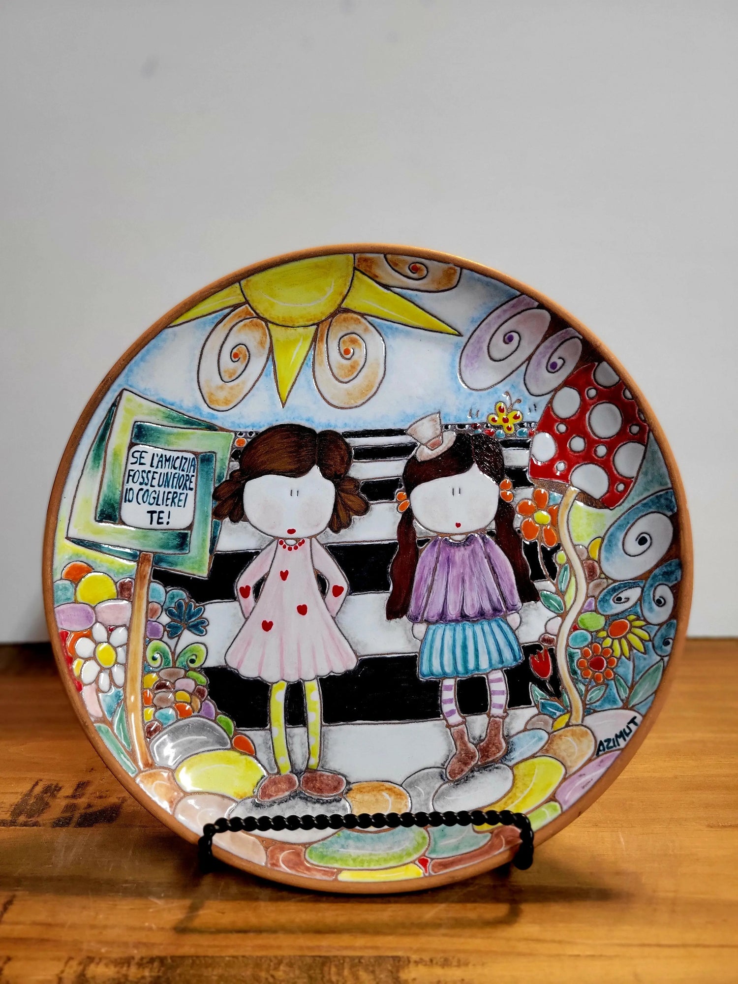 Azimuth-Plates Pink Raven Art Gallery
