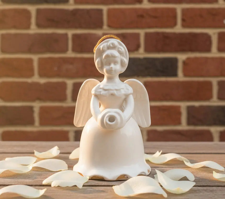 Sicilian white angel figurine folklore  - mother of angels 